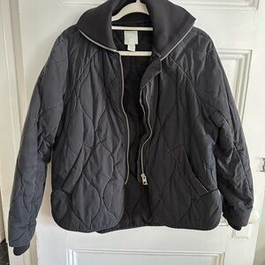 H&M Dark Gray Quilted Puffer Jacket